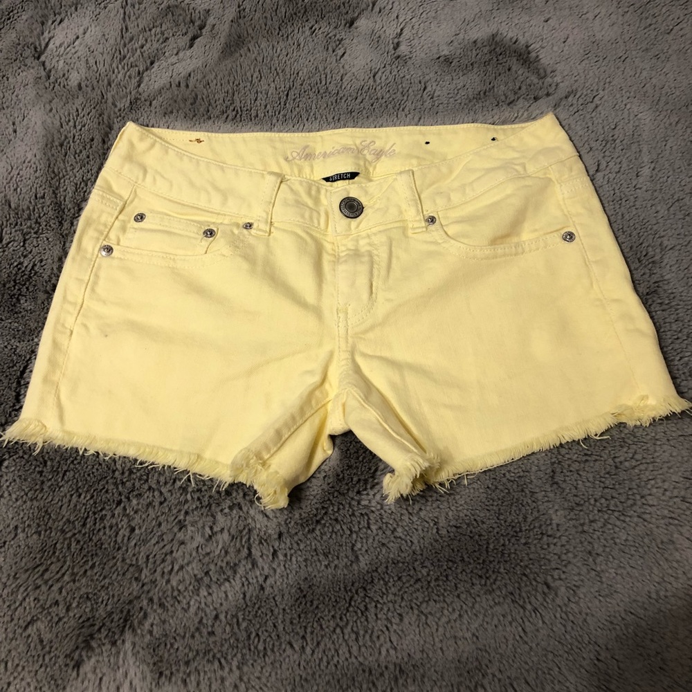 Yellow AE Shorts